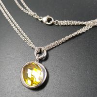 Gelbes Zirkonia Collier zweireihig ( 925 Silber ) NEU 44 cm Nordrhein-Westfalen - Recklinghausen Vorschau