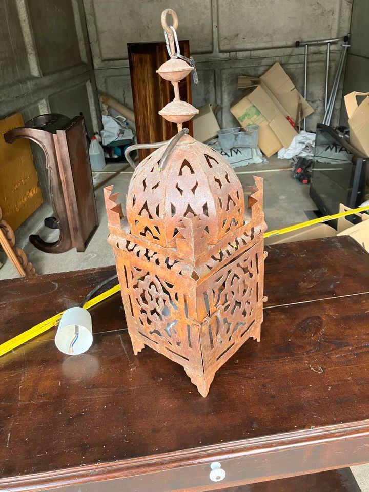 Marokkanische Lampe/Windlicht als Deckenlampe in Königswinter