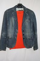 flotte kurze Jeansjacke mittelblau Gr. 40, N4 von MarcCain Niedersachsen - Jever Vorschau
