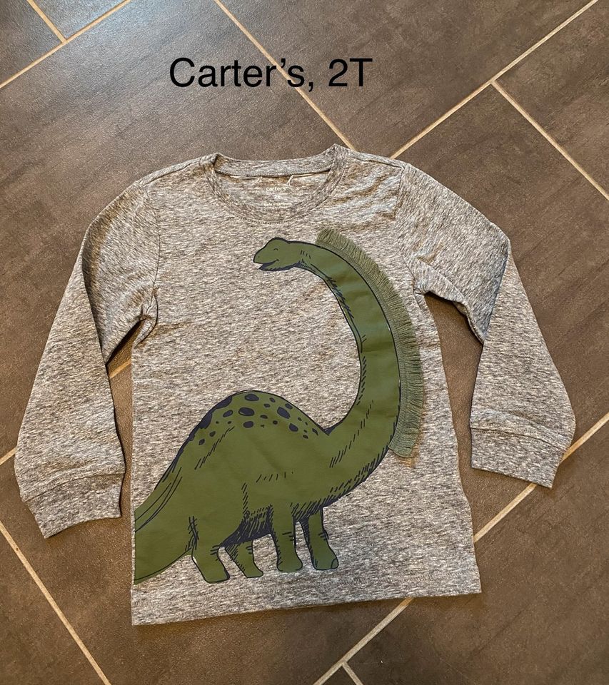Carter's Langarm Shirt 92 grau grün Dinosaurier in Schleswig-Holstein -  Tangstedt | Babykleidung Größe 92 kaufen | eBay Kleinanzeigen ist jetzt  Kleinanzeigen