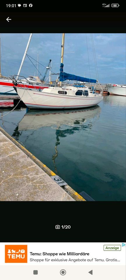 Segelboot Segelyacht Bandholm 24 in Lubmin