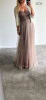 LAONA Abendkleid mit Tüll & Glitzer beige/ altrosa  * 1x getragen Nordrhein-Westfalen - Enger Vorschau