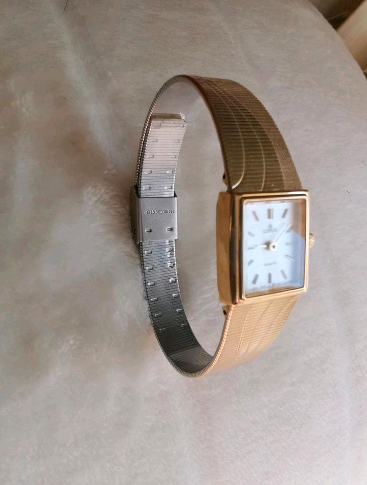 LORUS/SEIKO Vintage Uhr V810-5180 vergoldet Nachlass in Klausdorf
