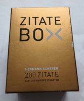 200 ZITATE BOX Hermann Scherer Designer Postkarten CAMPUS München - Berg-am-Laim Vorschau