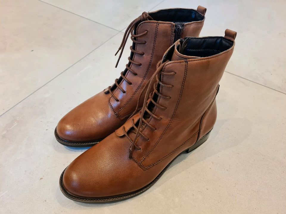 Stiefeletten NEU Echtleder Minozzi Gr. 39 in Marklkofen