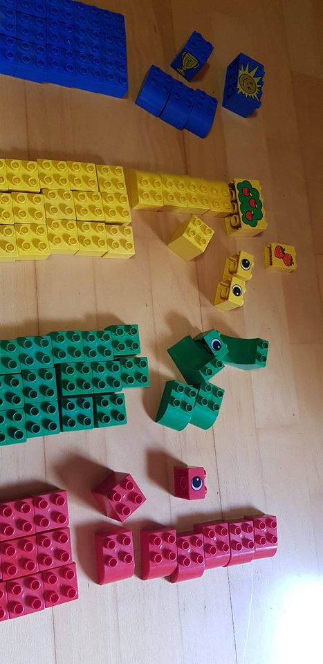 257 Teile Lego Duplo Bausteine Sondersteine bunt in Wildsteig