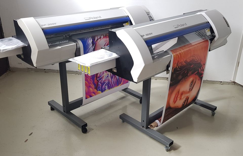 Roland SP-300V Eco-Solvent Print&Cut CMYK Digitaldrucker 73cm in Reken