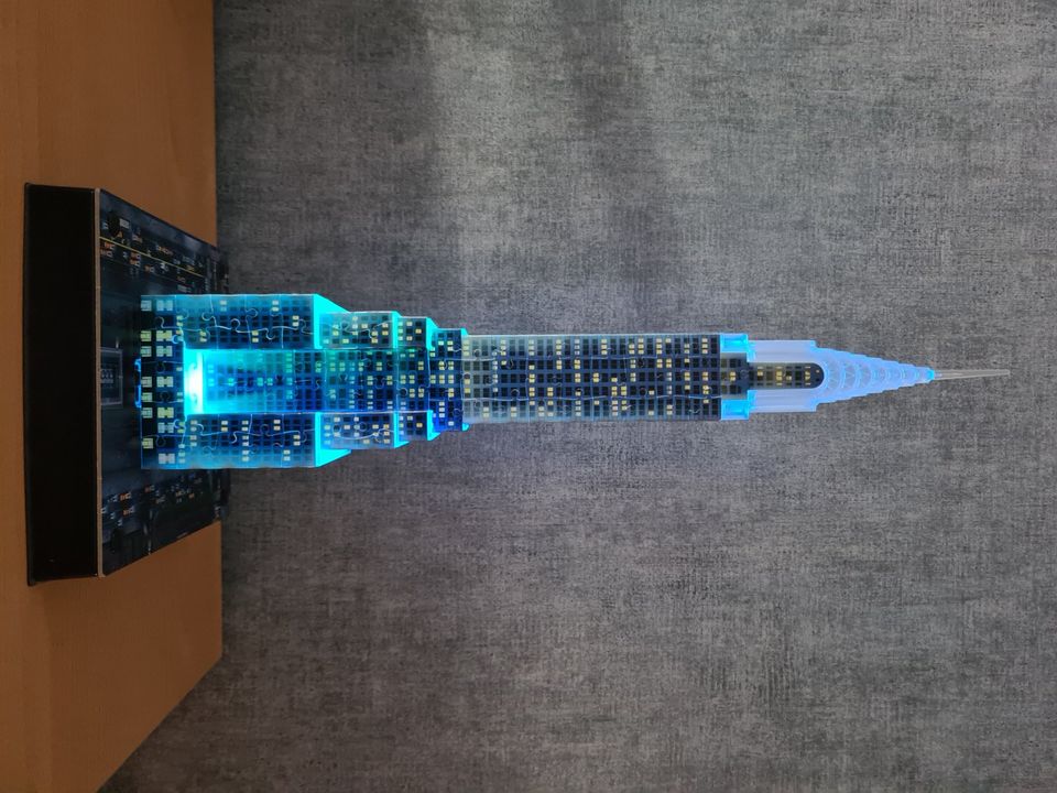 Ravensburger 3D Puzzle Chrysler Building bei Nacht, mit 24LED in Greußen