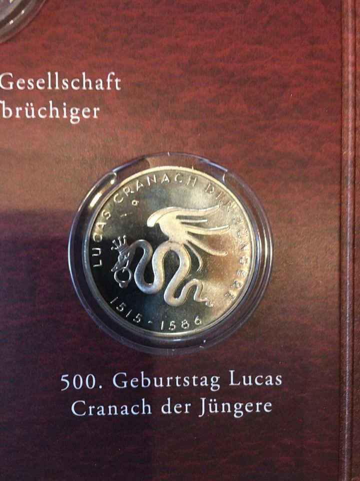 Jahrgangssatz 2015 10-Euro Gedenkmünzen 5St. komplett gegen Gebot in Neubrunn