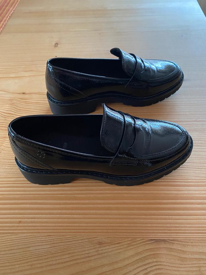 S. Oliver, Schuhe, Halbschuhe, Loafer Lack Leder Optik, 38, NEU in Osterholz-Scharmbeck