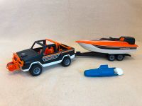 Playmobil Jeep + Anhänger + Speedboot 3399 Baden-Württemberg - Mengen Vorschau