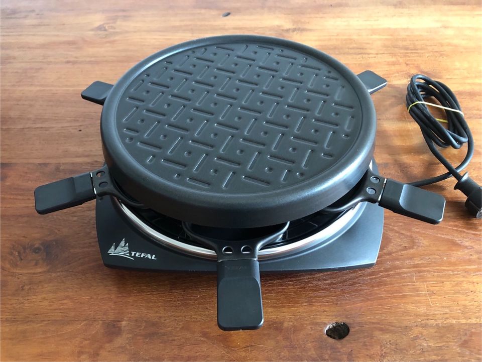 Top! TEFAL Raclette und Grill Gerät 6 Personen 6 Pfännchen in Heidelberg