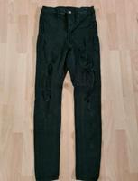 Jeans Used Look Slim Größe 38 Schwarz Hessen - Hungen Vorschau