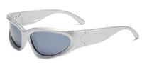 Neue Mode Rahmen Sonnenbrille Silber Brille Fahrradbrille Berlin - Hellersdorf Vorschau