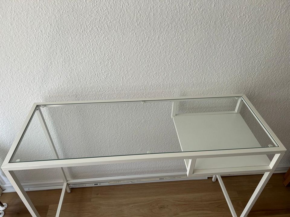 IKEA VITTSJÖ Laptoptisch/Schreibtisch/Sideboard, weiß, 100x36 in Frankfurt am Main
