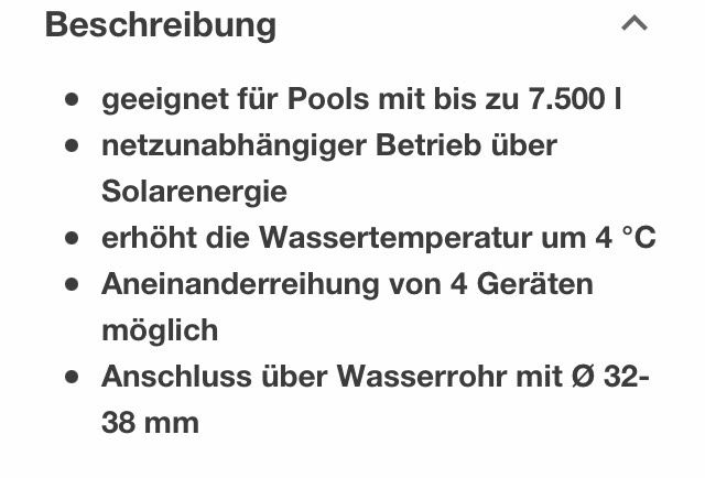 Solarkugel, Solarheizung, Pool in Rhede