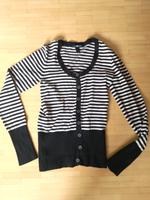 H&M Strickjacke schwarz/beige gestreift. XS Hessen - Wettenberg Vorschau