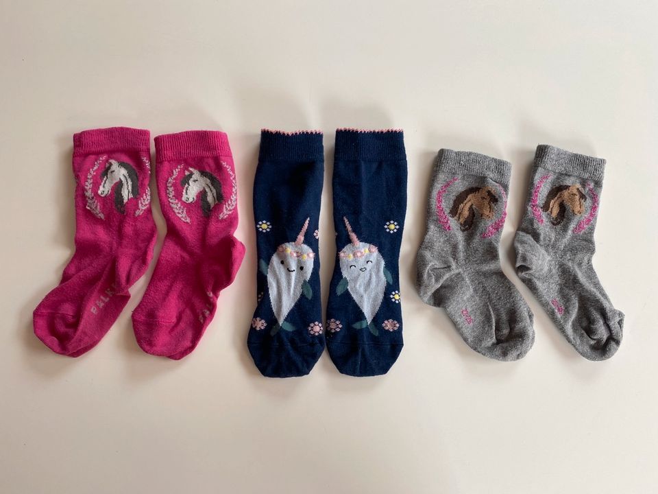 *❤️*TipTop!*FALKE*3er Pack Socken*Pferd*Gr.23-26/92-98-104*❤️* in Bad Doberan