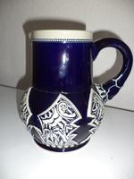 Dümler & Breiden Krug Vase Henkelvase 1835 blau grau Höhe 20,5 cm Wuppertal - Elberfeld Vorschau