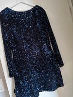 Blaues Glitzerkleid Gr. M Niedersachsen - Rastede Vorschau