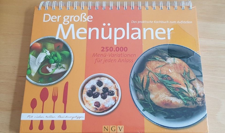 Kochbuch "Der große Menüplaner" in München