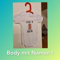 Baby Body mit NAMEN personalisiert Münster (Westfalen) - Wienburg Vorschau