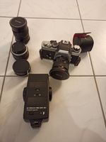 Minolta XE-1 Spiegelreflex Kamera + 3 Objektive + Blitz Nordrhein-Westfalen - Hamm Vorschau