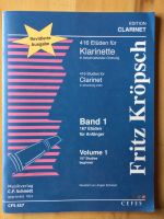 416 Etüden für Klarinette Fritz Kröpsch Bayern - Stegaurach Vorschau