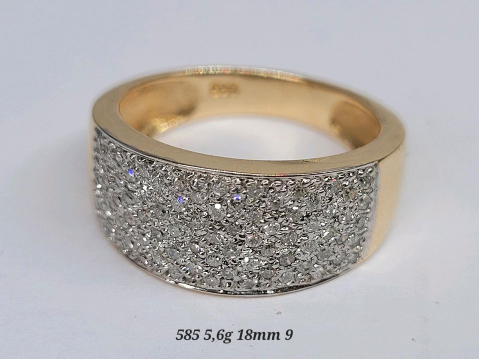 asschmuck Diamant Goldring 585 in Bonn