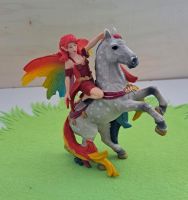 Schleich Bayala Regenbogenelfe auf Pferd Nordrhein-Westfalen - Steinhagen Vorschau