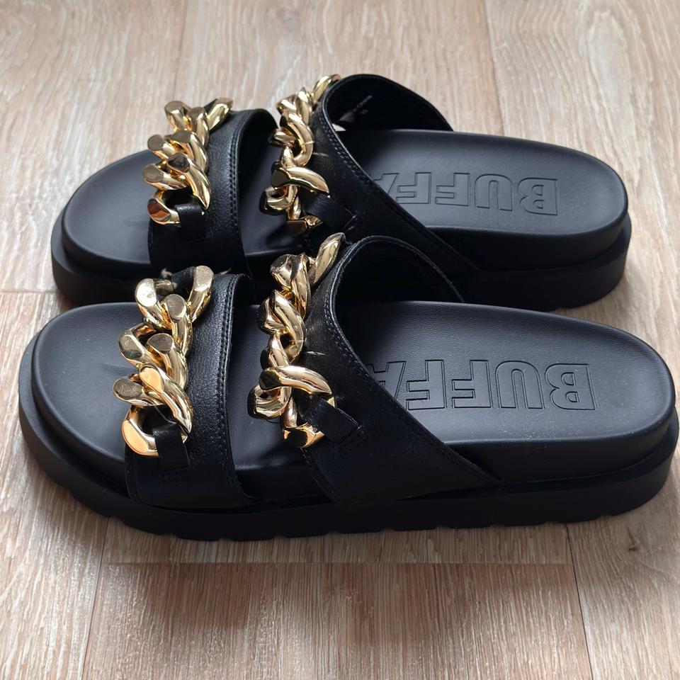 Buffalo Plateau Pool Slide Pantolette, schwarz, Gr. 39, neu! in Hamburg