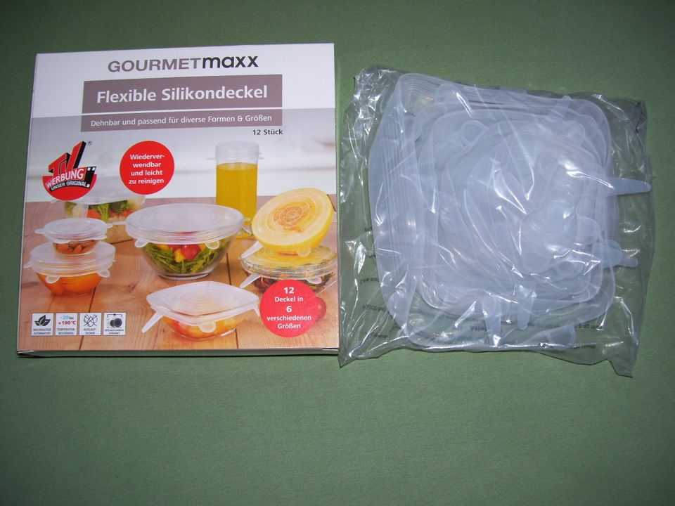 Gourmetmaxx 6x Flexible Silikondeckel transparent dehnbar Deckel in Berlin  - Neukölln | eBay Kleinanzeigen ist jetzt Kleinanzeigen