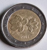 2 Euro Münze Finnland 2001 Fehlprägung Nordrhein-Westfalen - Gelsenkirchen Vorschau