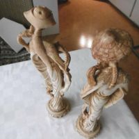 2 Alte Asiatische Figuren (49 cm Asia Skulptur, Deko Figur) Bayern - Schlüsselfeld Vorschau