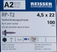 Reisser RP-T2 4,5 x 22  Stoßverbindungsschraube, Trapezblech Bayern - Altomünster Vorschau