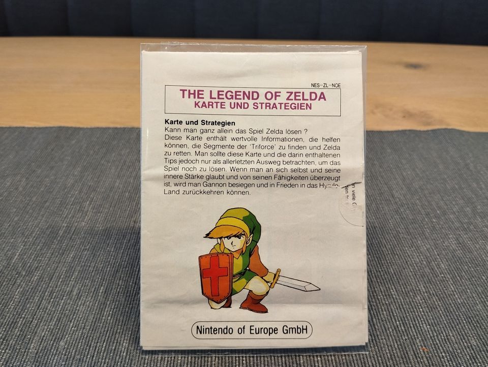 ⭐ NINTENDO NES KARTE: THE LEGEND OF ZELDA I 1 - NES-ZL-NOE (MAP) in Düsseldorf