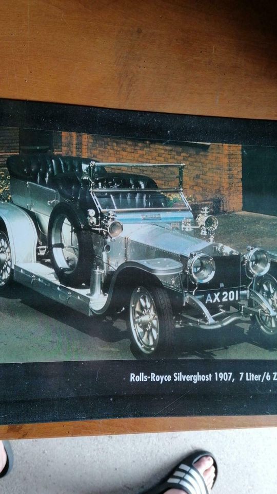 Blechschild Reklame Rolls-Royce Silverghost in Zölkow