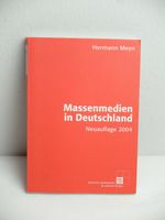Fachbuch Buch "Massenmedien in Deutschland" Hermann Meyn Bayern - Königsmoos Vorschau