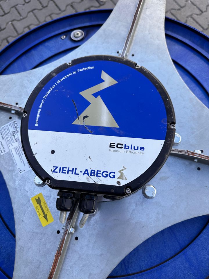 Ziehl-Abegg E213826 4.1kW ECBlue Zentrifugal Ventilator GR56C-ZIK in Biebesheim