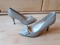 Jumex Pumps High Heels Damenschuhe Gr. 39 beige Schleife Bayern - Nersingen Vorschau
