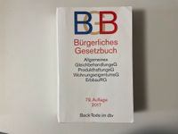 Bürgerliches Gesetzbuch 79.Auflage 2017 Berlin - Charlottenburg Vorschau