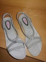 Badeschuhe Badesandale Größe 39 Silber Glitzer Baden-Württemberg - Keltern Vorschau