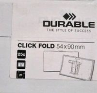 75 DURABLE Click Fold Namensschilder m. Kombiklemme 9,0 x 5,4 cm Rheinland-Pfalz - Urbar Vorschau