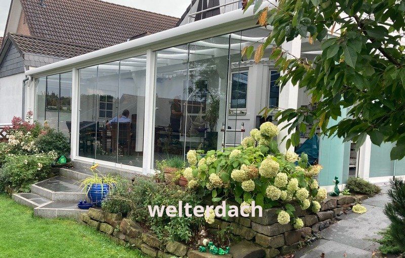 Glasschiebewand für Gartenzimmer - Angebot in Bergisch Gladbach