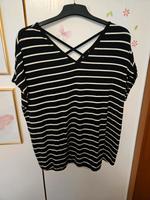 Damen T-Shirt oversize Streifen Schnürung gr l xl Niedersachsen - Bad Bevensen Vorschau