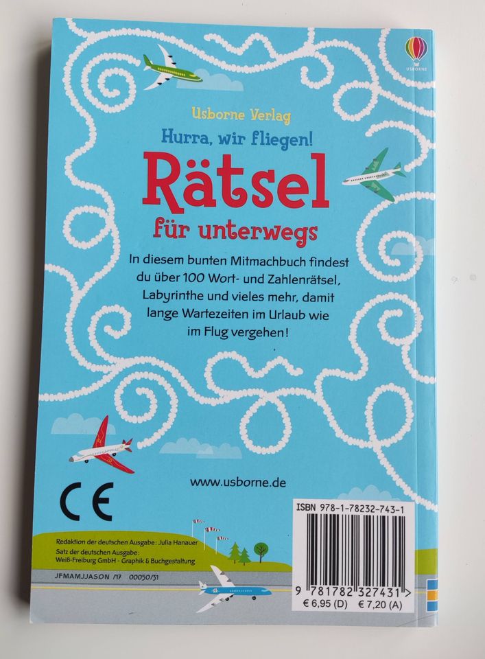 Rätselbuch für unterwegs - Hurra, wir fliegen! in Melle