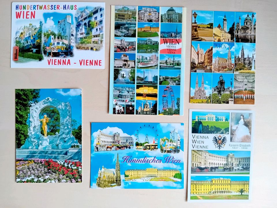 ✔️Grüße aus Wien Ansichtskarte Postkarte Souvenir in Lengenfeld Vogtland