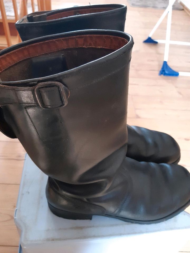 Knobelbecher, Schaftstiefel, Bundeswehr Kampfstiefel 60er Jahre in Seeburg (Niedersachsen)