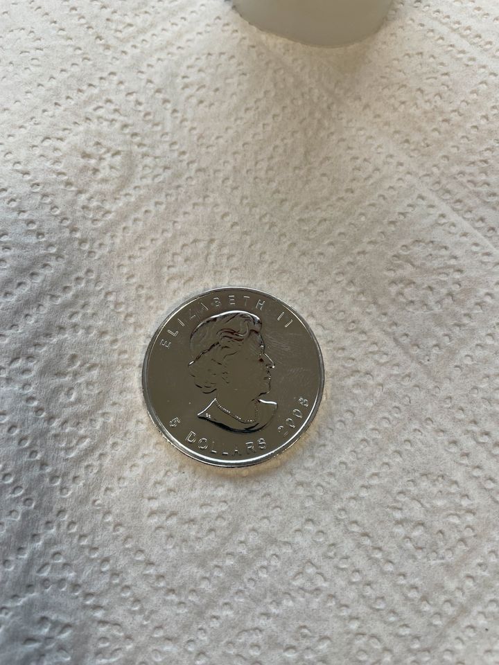 Silber, 20 x 1 Unze Canada Maple Leaf 5 Dollars 2008 in Spergau