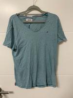 Tommy Hilfiger Denim T-Shirt – V-Ausschnitt – Größe S – Türkis Hessen - Raunheim Vorschau